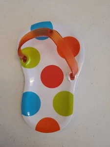 Mud Pie Flip Flop Cheese Snack Mini Serving Board Melamine - Picture 1 of 5