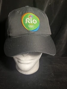 VINTAGE 2016 NBC THE OLYMPICS RIO SCHWARZE KAPPE GOLFMÜTZE - Bild 1 von 7