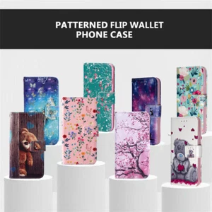 For iPhone 16 15 14 13 12 Pro 11 XR 6 7 8 Plus 5 SE Wallet Flip Case Stand Cover - Picture 1 of 20