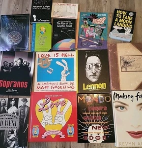 Matt Groening Book lot Love is Hell Binky's Guide Sopranos Lennon TPB Simpsons 1 - Picture 1 of 16