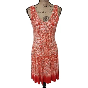 Atholeta Sleeveless Tennis Active Dress Coral White Casual Summer Sun Dress - Picture 1 of 7