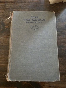 1936 GONE WITH THE WIND 1st Edition, 2nd Print June by Margaret Mitchell HC RARE - Picture 1 of 9