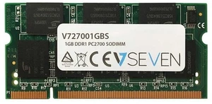 V7 V727001GBS V7 1GB DDR1 PC2700 - 333Mhz 2.5V SO DIMM Notebook Memory Module - - Picture 1 of 1