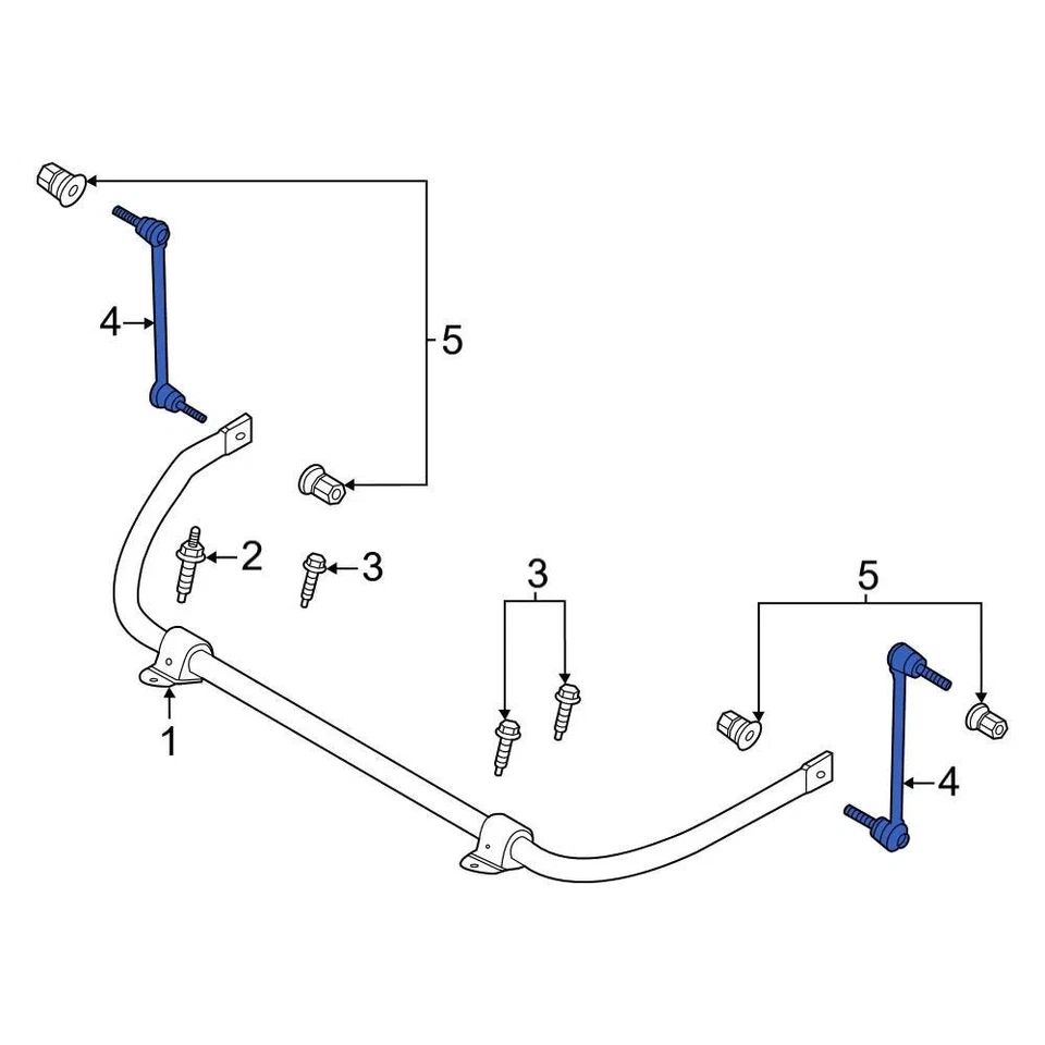 For Ford Police Interceptor Utility 20-25 Suspension Stabilizer Bar Link Ford — 第 1/2 张图片