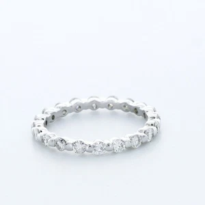 Bracelet d'éternité classique or 18 carats diamants certifiés extraits ronds VS2 1 ct tw G VS2 - Photo 1/3