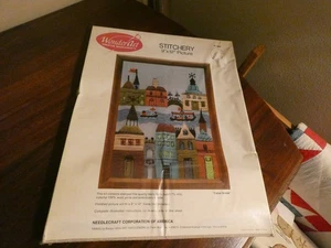 WonderArt Crewel kit ricamo scena canale vintage - Foto 1 di 6