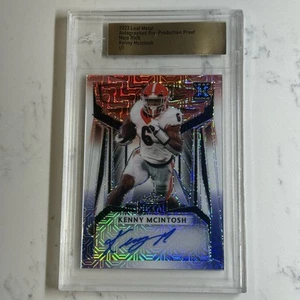 2023 Leaf Metal Kenny Mcintosh 1/1 Pre Production Proof Auto Mojo Prizm 1 Of 1 - Picture 1 of 4