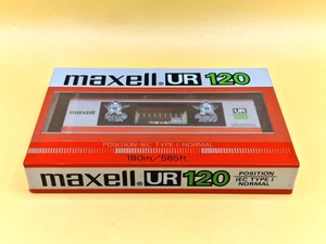 MAXELL UR 120   BLANK AUDIO CASSETTE TAPE (Sealed) - Picture 1 of 4