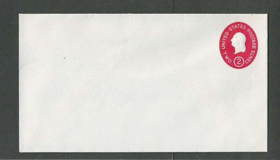 U 533 2c Carmine Mint Entire Die 166 Size 10 - Image 1 of 1