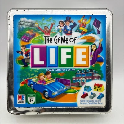 The Game of Life Collector's Edition Tin COMPLETE Milton Bradley 2007 Classic - Image 1 of 4