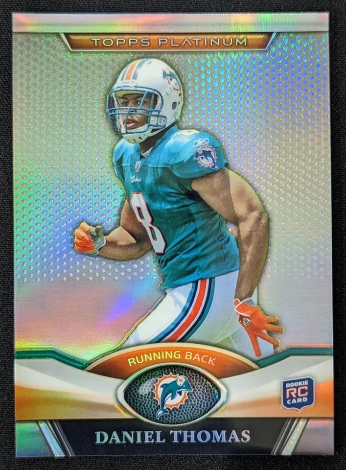 2011 Topps Platinum #44 Daniel Thomas RC Miami Dolphins - Image 1 of 2