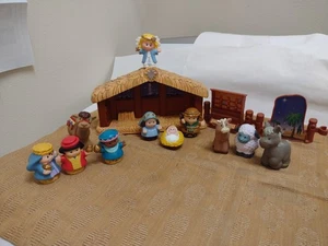 FISHER PRICE Little People Christmas Story Nativity 2002 No Lights Or Sounds - Picture 1 of 4