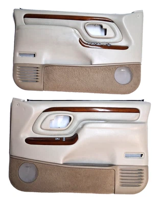 CADILLAC ESCALADE CHEVY GMC TAHOE YUKON LEFT RIGHT DOOR PANEL SET 1995-1999 - Image 1 of 4