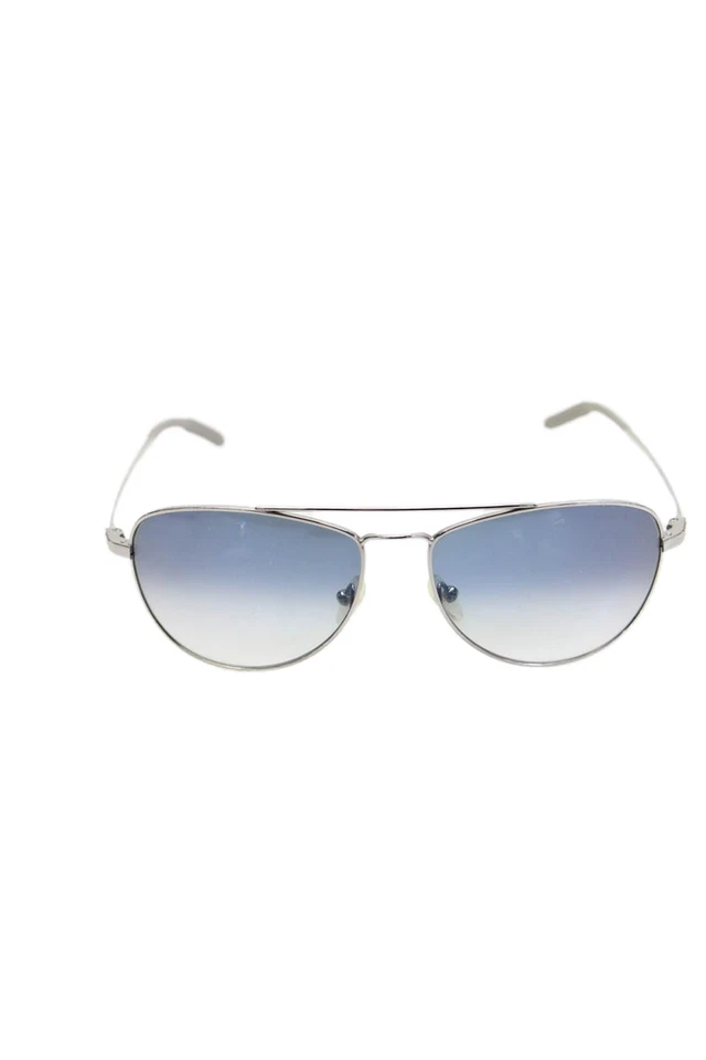 Mosley Tribes Womens Thin Round Framed Ombre Lens Detail Sunglasses Silver - Image 1 of 4