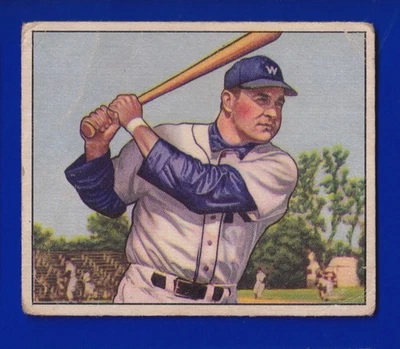 EDDIE ROBINSON ROOKIE senators 1950 BOWMAN #18 GOOD - Image 1 of 2