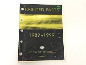 Harley Davidson 1989-1999 Painted Paint Parts Code Catalog Manual 99489-99 (#226 - Picture 1 of 9