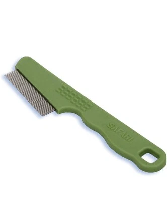 Peine antipulgas Safari para gatos, verde (paquete de 2) Foto 1 de 2