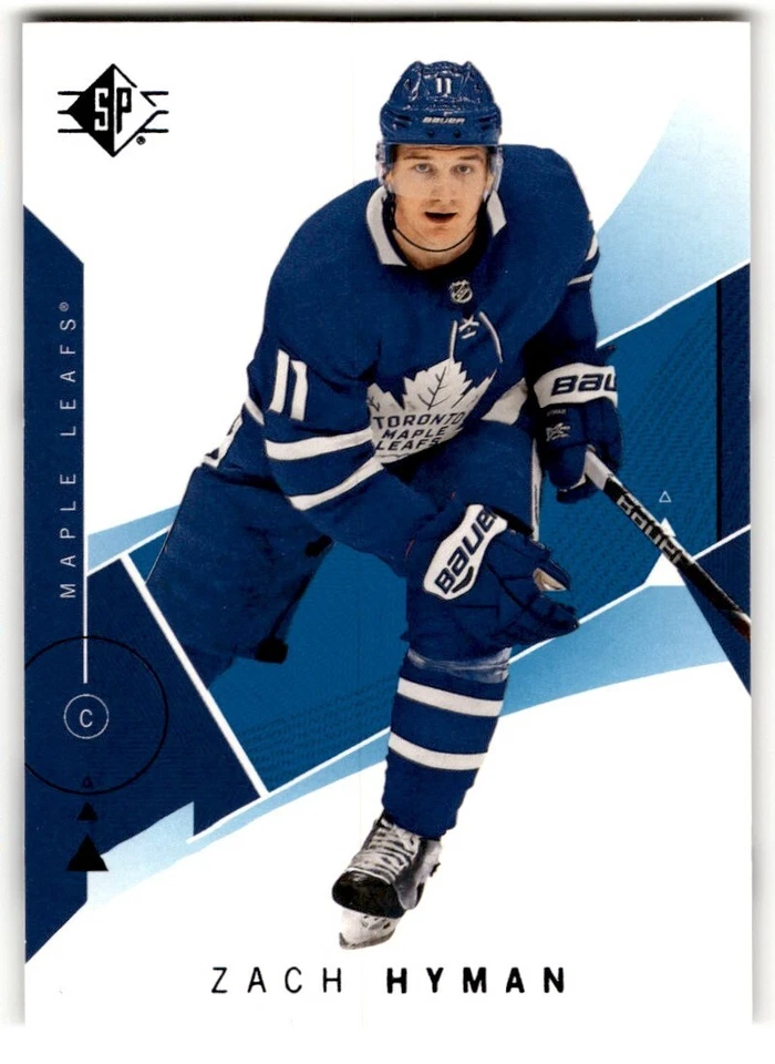 2018-19 SP Blue Zach Hyman #91 Toronto Maple Leafs - Image 1 of 2