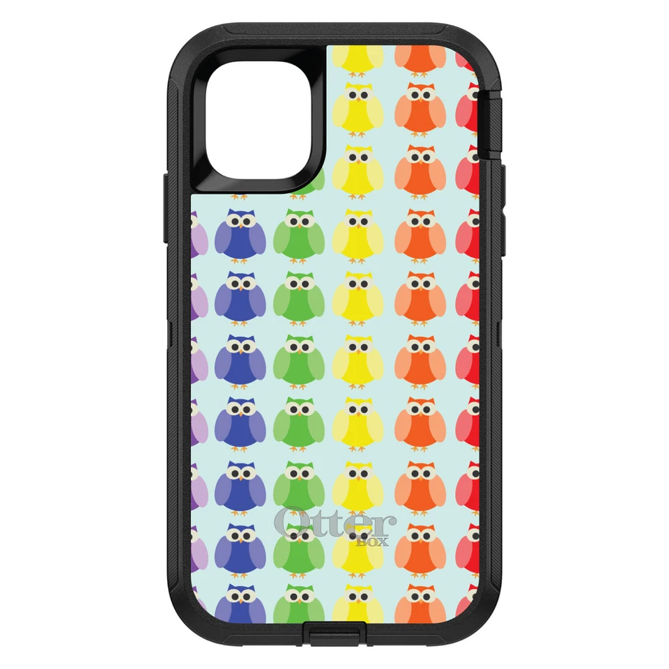 OtterBox Defender para iPhone / Samsung Galaxy - Dibujos animados de búhos arco iris Foto 1 de 1