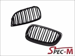 Parrilla delantera negra mate M Look para BMW 328i 335i 2007-2010 cupé convertible - Imagen 1 de 2