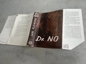 Dr NO Original Dust Jacket CAPE FIRST EDITION 1st 1977 Ian Fleming James Bond - Picture 1 of 8