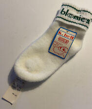 Vintage Bloomie's Bloomingdale's Socks K. Bell Size 9-11 NOS Rare