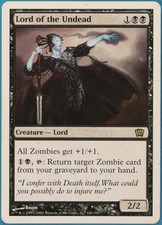 Lord of the Undead 8th Edition HEAVILY PLD Black Rare CARD (234060) ABUGames
