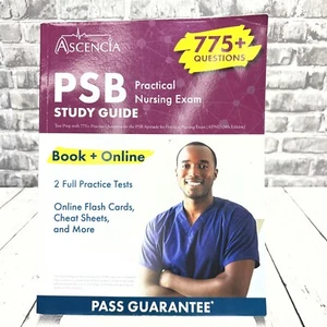 PSB Practical Nursing Exam Study Guide: Test Prep with 775+ Practice Question... - Picture 1 of 2