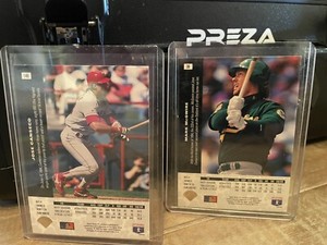**READ** 1994 Upper Deck SP - #36 McGwire, #146 Canseco **ERROR** (Griffey)