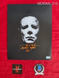 TONY MORAN AUTOGRAPHED SIGNED 11x14 PHOTO! HALLOWEEN! MICHAEL MYERS! BECKETT COA - Picture 1 of 3