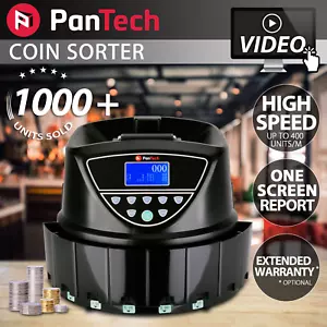 PanTech LCD Australian Coin Sorter Machine Automatic Electronic Counter. - Picture 1 of 11