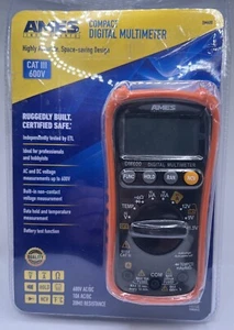 Multimetro digitale compatto AMES DM600 CAT 3 600V. SCATOLA APERTA SPEDIZIONE GRATUITA - Foto 1 di 3