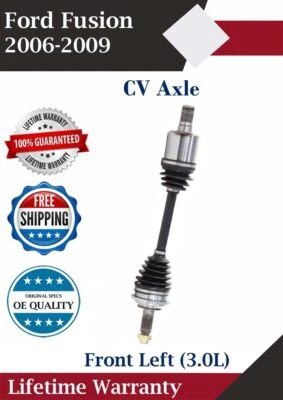 New OE Front Left CV Axle For 2006-2009 Ford Fusion 3.0L Lifetime Warranty - Image 1 of 4