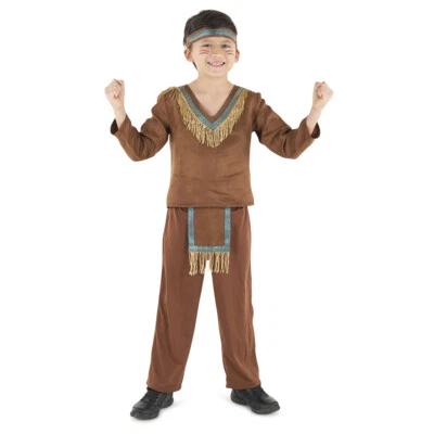 Dress Up America Indian Boy Costume - Product Comes Complete with: Shirt, Pants - Image 1 of 3