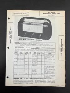 RCA Victor - Radios - Models 66X1, 66X2-4, 66X9 - Photo Fact Folder - 1946 - Picture 1 of 1