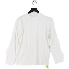 MUJI Men's T-Shirt L White Cotton with Polyester Basic