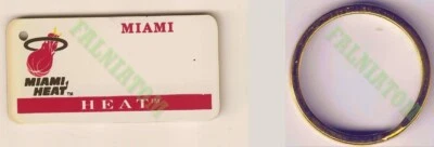 NBA Key Ring / Key Chain / Miami Heat (NOS) - Image 1 of 2
