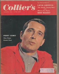 January 6, 1956 COLLIER'S MAGAZINE Perry Como 100% Complete - Picture 1 of 1