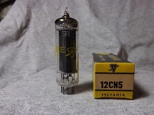 Vintage, Sylvinia, Electronic Tube,12AX4GTB,New old stock,5 pin - Picture 1 of 2