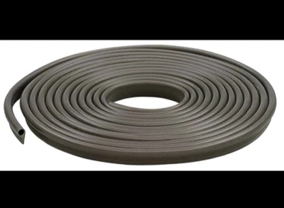 1/2"W x 1/4"H x 17' Long Vinyl Gasket Multipurpose Nail-On Vinyl Weather Strip - Image 1 of 4