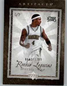 2007-08 Artifacts #137 Derrick Byars RC \1299 (ref 158028) - Imagen 1 de 2