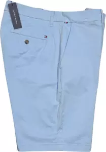 Pantalones Cortos Tommy Hilfiger Flex Algodón Elástico - Nuevos con Etiquetas Para Hombre 33 Azul - #46654-C4 - Imagen 1 de 2