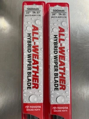 2017-2024 TOYOTA GR86 86 FRONT WIPER BLADE GENUINE TOYOTA REPLACEMENT WIPERS NEW Foto 1 de 4