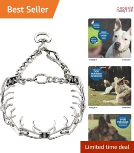 Herm Sprenger Chrome Plated Dog Training Collar with Quick Release Snap 21-Inch - Picture 1 of 11