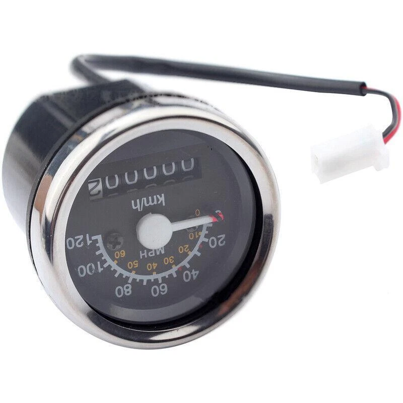 Motorcycle Pit Dirt Bike Speed Odometer Speedometer Tachometer Gauge KM/H MPH - Image 1 of 4