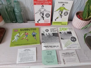 Colección De Catálogos Subbuteto Folletos Papeleo Fútbol Accesorios - Imagen 1 de 11