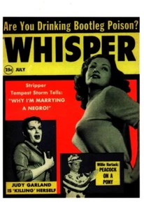 1994 Peep Show Trading Card Herren Zeitschriftenhüllen 50er-60er Jahre, Flüstern - Bild 1 von 2