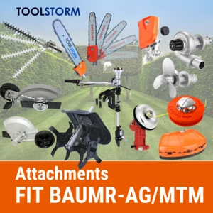 Attachments Fit ROK brushcutter 33CC 43CC 4 in 1 150-85-50512 50330 - Picture 1 of 77