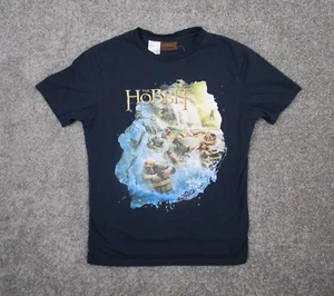 The Hobbit Shirt Adult Small Black Motion Picture Trilogy Desolation of Smaug - Picture 1 of 13