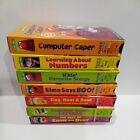 Lot de 7 rares VHS Sesame Street. Enfants. Ordinateur Caper Elmo Says Boo. Ernie & Bert